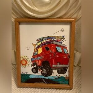 SIGNED FRAMED PICTURE WALL DECOR